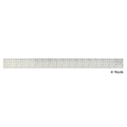 Tillig AKTION 87831 - Bodenfläche gerade Länge 316,8 mm - 2 x Gerade Parallelabstand 27mm - Pflastersteine