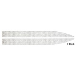 Tillig AKTION 87911 - Bodenfläche Zuschnitt für Weiche links/rechts - Pflastersteinstruktur