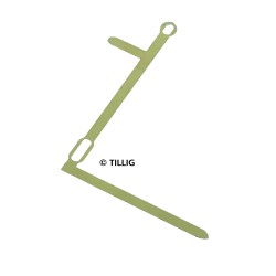 Tillig Kontaktblech für H0-Straßenbahngleis (Beutel à 10 Stück)