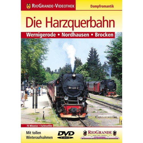 DE - Die Harzquerbahn -Wernigerode-Nordhausen-Brocken - DVD 70 Minuten DE - Die Harzquerbahn -Wernigerode-Nordhausen-Brocken - DVD 70 Minuten